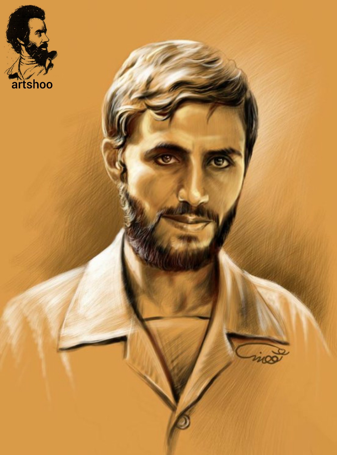 نقاشی سیاه قلم